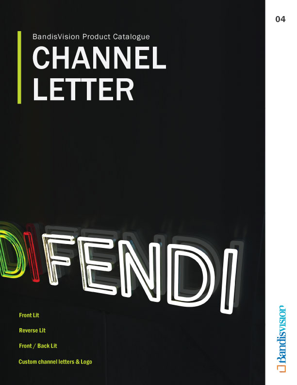 BandisVision Channel Letter Brochure cover img